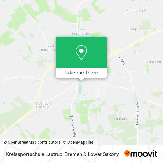 Kreissportschule Lastrup map