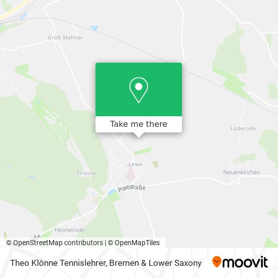 Theo Klönne Tennislehrer map