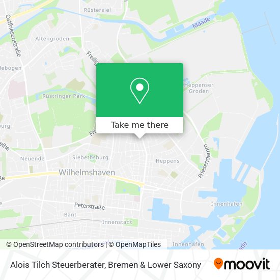 Alois Tilch Steuerberater map