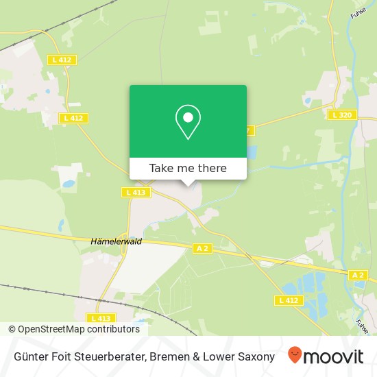 Карта Günter Foit Steuerberater