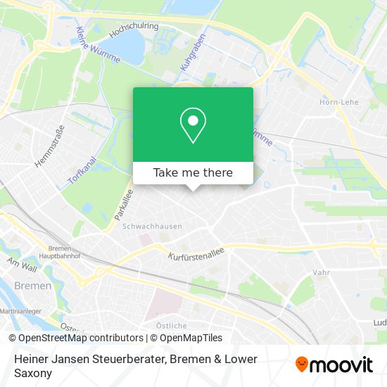 Карта Heiner Jansen Steuerberater