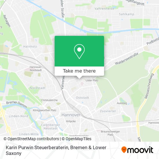Karin Purwin Steuerberaterin map