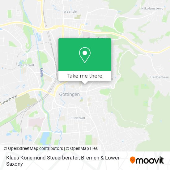 Klaus Könemund Steuerberater map