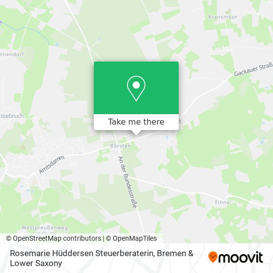 Rosemarie Hüddersen Steuerberaterin map