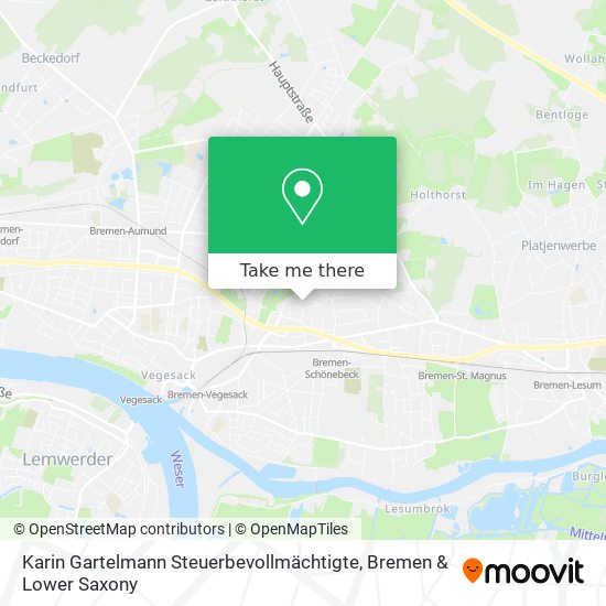 Karin Gartelmann Steuerbevollmächtigte map