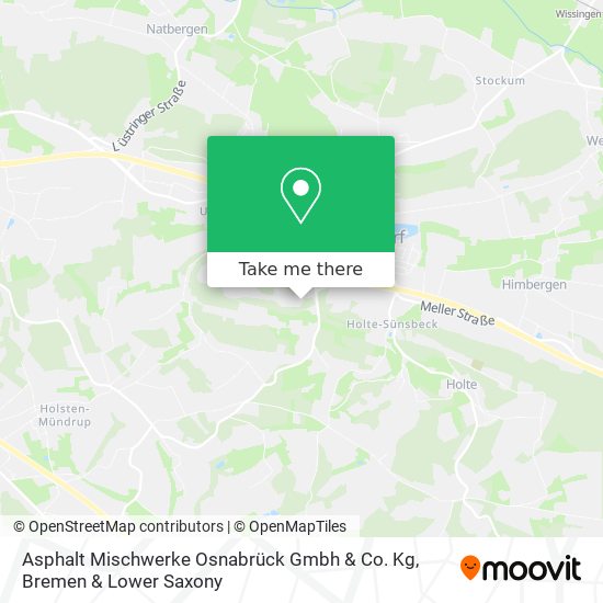 Asphalt Mischwerke Osnabrück Gmbh & Co. Kg map