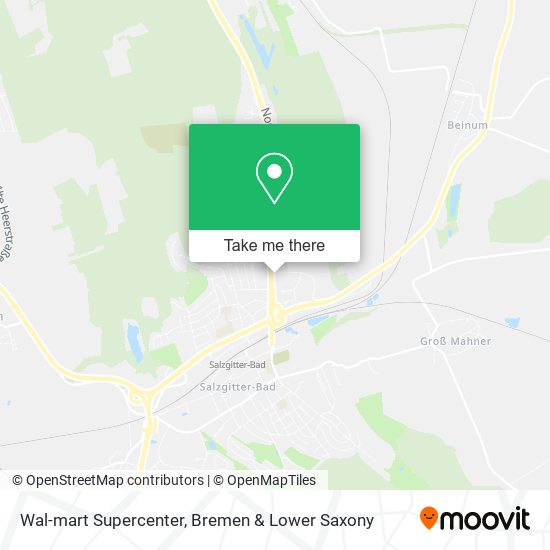 Wal-mart Supercenter map