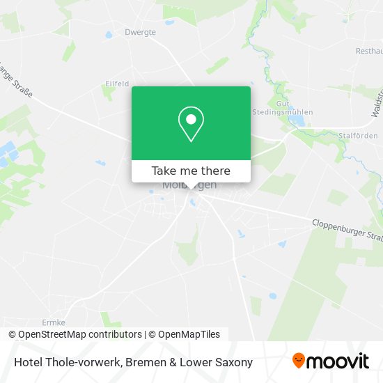 Hotel Thole-vorwerk map
