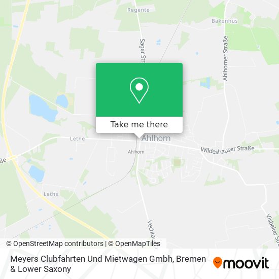 Meyers Clubfahrten Und Mietwagen Gmbh map