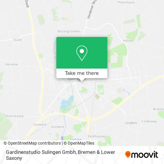 Gardinenstudio Sulingen Gmbh map