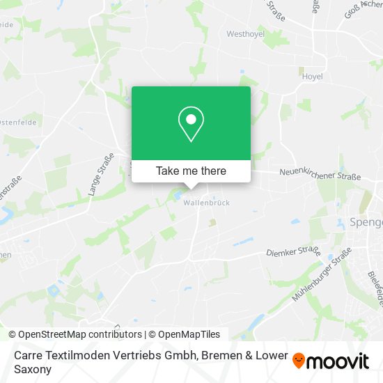 Carre Textilmoden Vertriebs Gmbh map