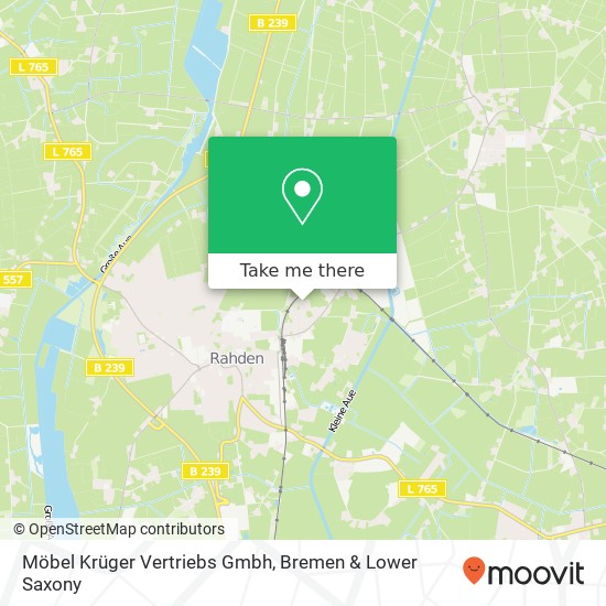 Möbel Krüger Vertriebs Gmbh map