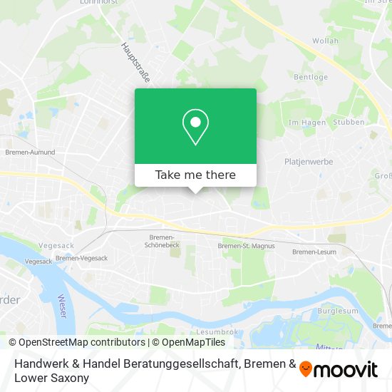 Handwerk & Handel Beratunggesellschaft map