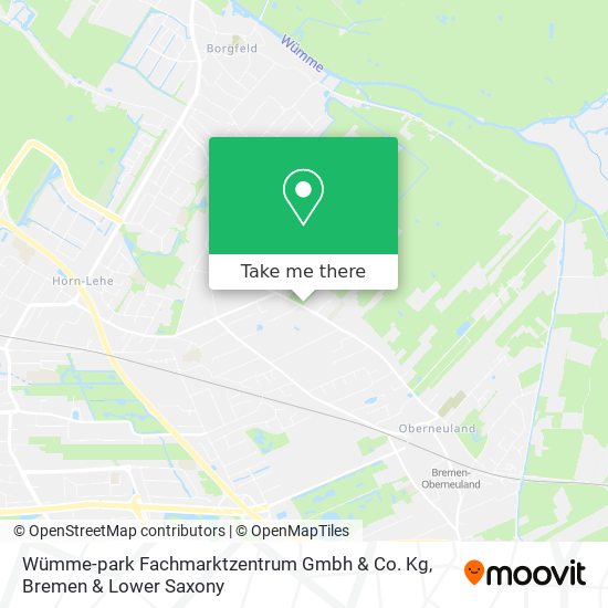 Карта Wümme-park Fachmarktzentrum Gmbh & Co. Kg