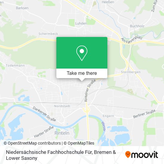 Niedersächsische Fachhochschule Für map