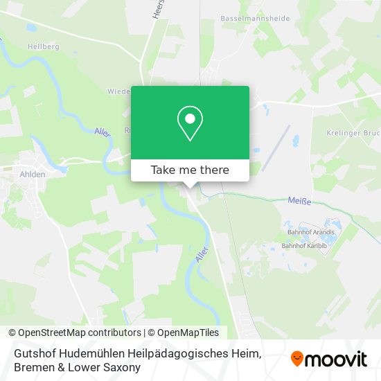 Gutshof Hudemühlen Heilpädagogisches Heim map