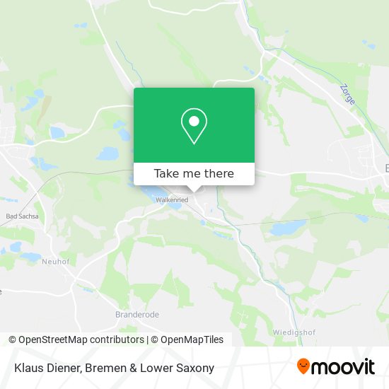 Klaus Diener map