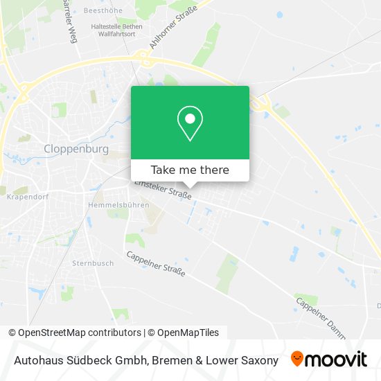 Autohaus Südbeck Gmbh map