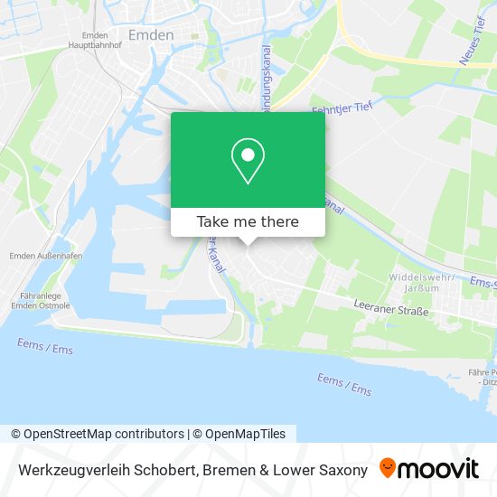 Werkzeugverleih Schobert map