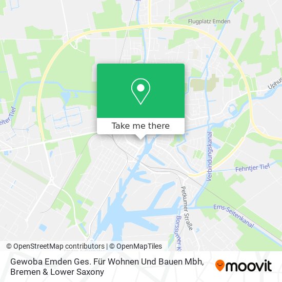 Gewoba Emden Ges. Für Wohnen Und Bauen Mbh map