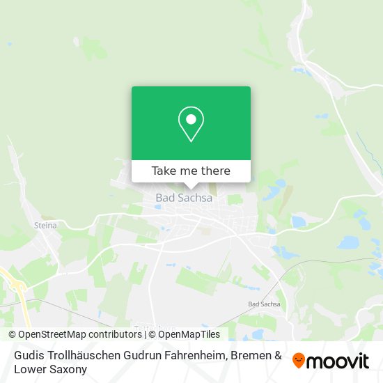 Gudis Trollhäuschen Gudrun Fahrenheim map