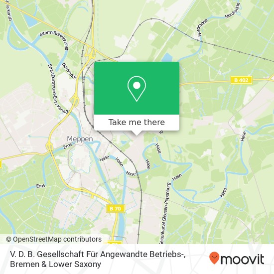 V. D. B. Gesellschaft Für Angewandte Betriebs- map