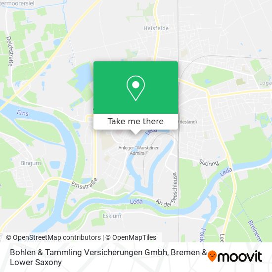 Bohlen & Tammling Versicherungen Gmbh map