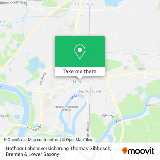 Gothaer Lebensversicherung Thomas Gibbesch map