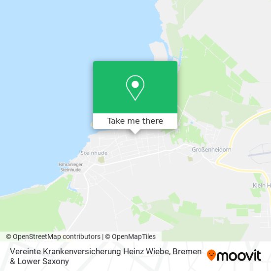Vereinte Krankenversicherung Heinz Wiebe map