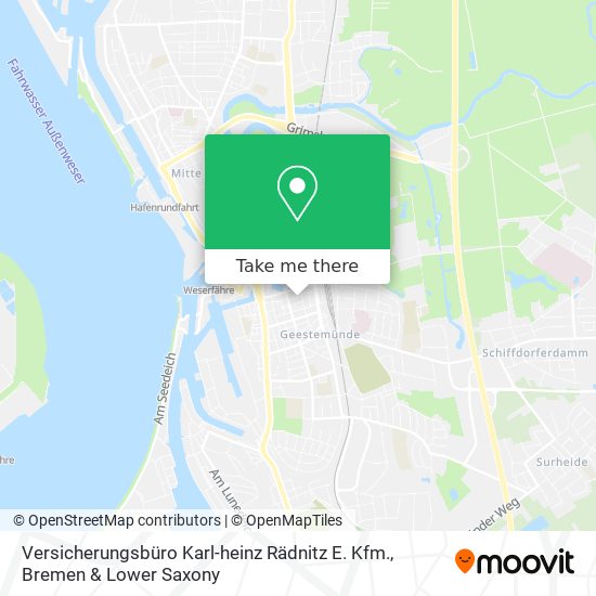 Versicherungsbüro Karl-heinz Rädnitz E. Kfm. map