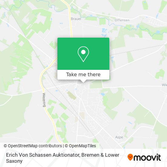 Erich Von Schassen Auktionator map