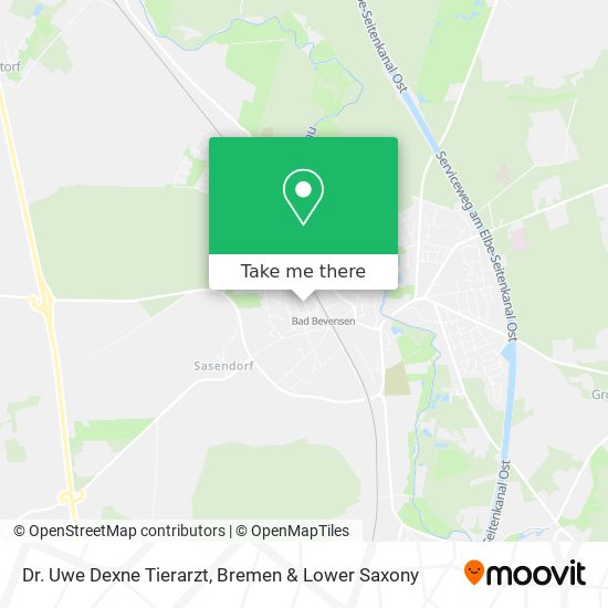 Dr. Uwe Dexne Tierarzt map