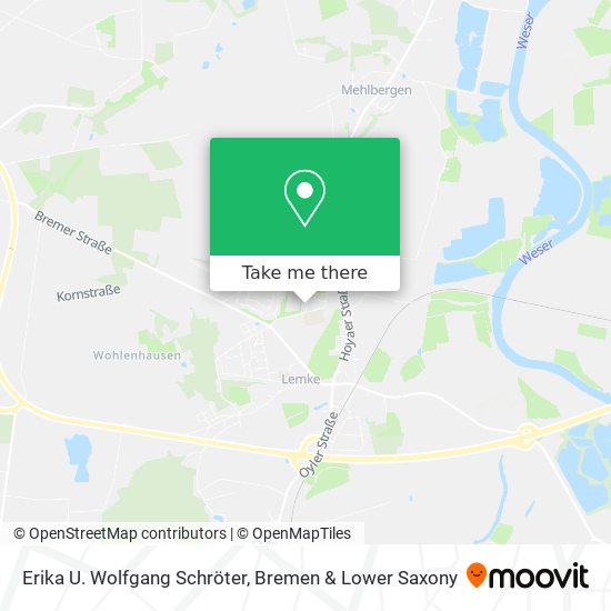 Erika U. Wolfgang Schröter map