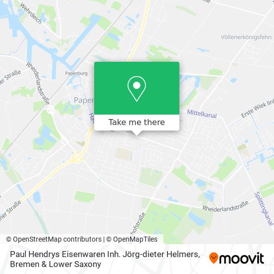 Paul Hendrys Eisenwaren Inh. Jörg-dieter Helmers map