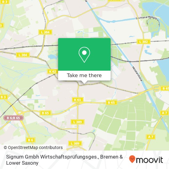 Signum Gmbh Wirtschaftsprüfungsges. map