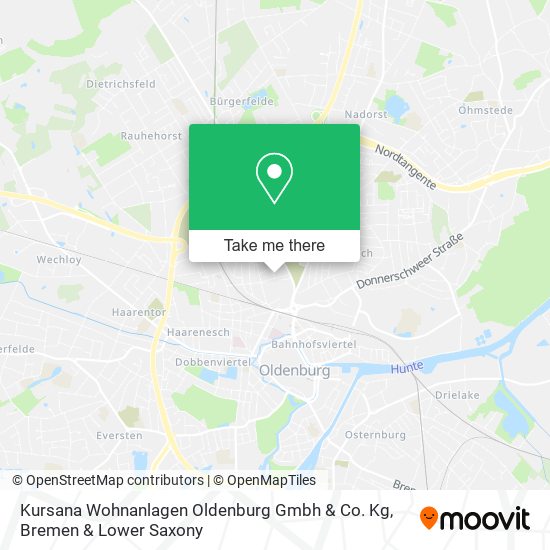 Kursana Wohnanlagen Oldenburg Gmbh & Co. Kg map