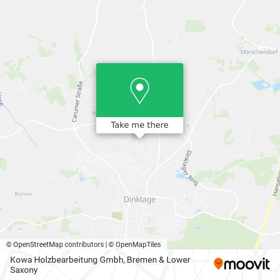 Kowa Holzbearbeitung Gmbh map