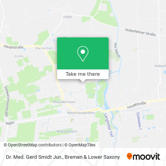 Dr. Med. Gerd Smidt Jun. map