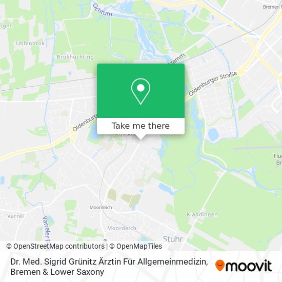 Dr. Med. Sigrid Grünitz Ärztin Für Allgemeinmedizin map