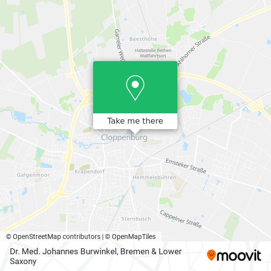 Dr. Med. Johannes Burwinkel map