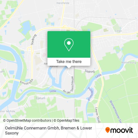 Oelmühle Connemann Gmbh map