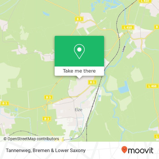 Tannenweg map