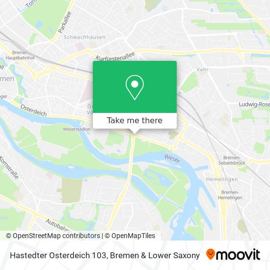 Hastedter Osterdeich 103 map