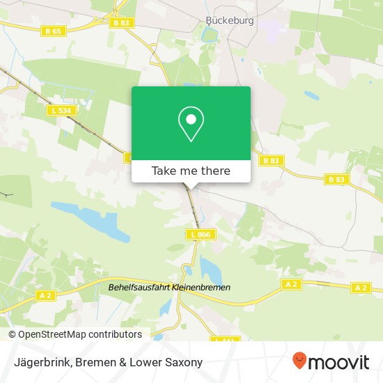 Jägerbrink map