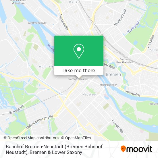 Карта Bahnhof Bremen-Neustadt