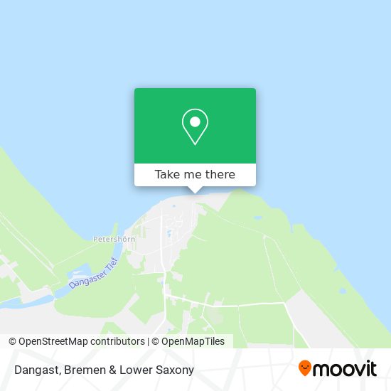 Dangast map