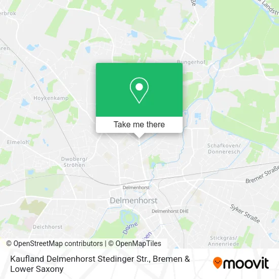 Карта Kaufland Delmenhorst Stedinger Str.