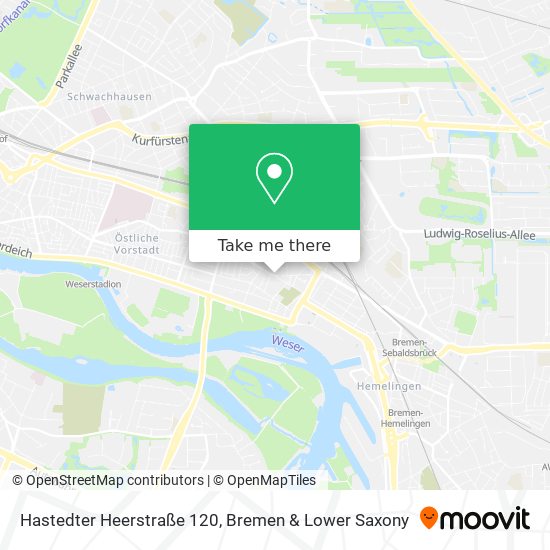 Hastedter Heerstraße 120 map