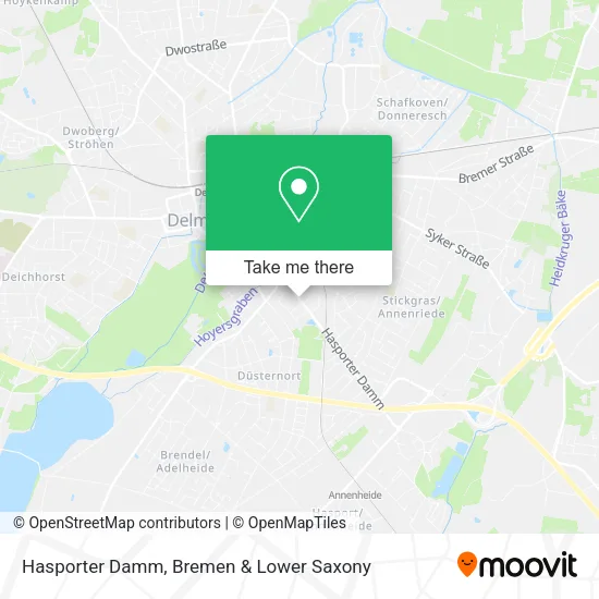 Карта Hasporter Damm