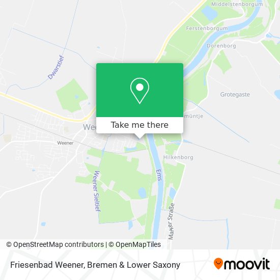 Friesenbad Weener map